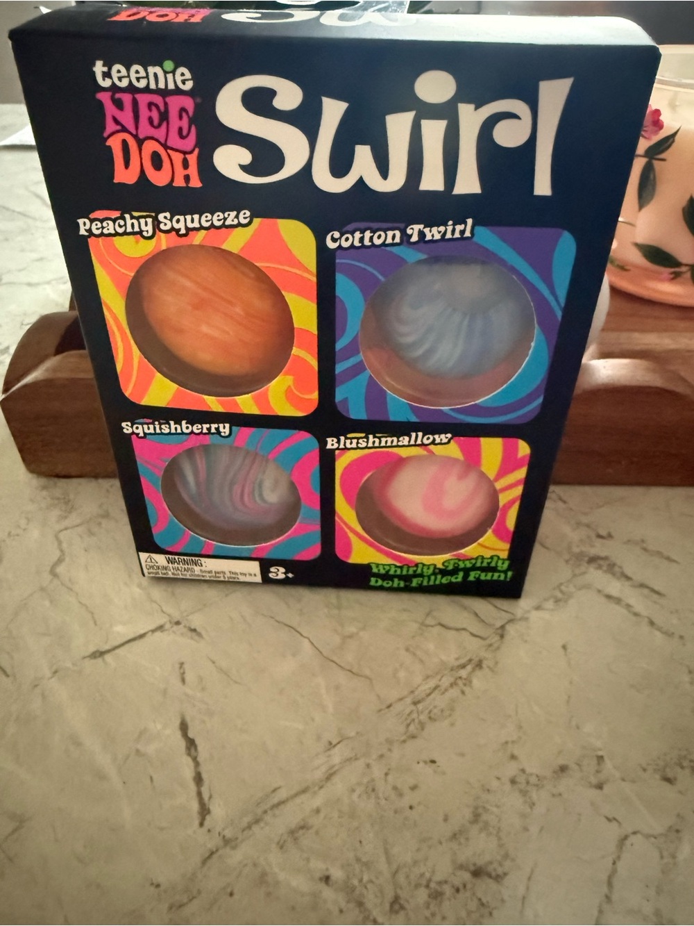 Teenie NeeDoh Swirl Squish Set - Multi Color